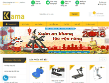 Tablet Screenshot of kama.com.vn