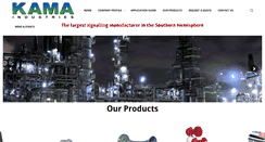 Desktop Screenshot of kama.co.za